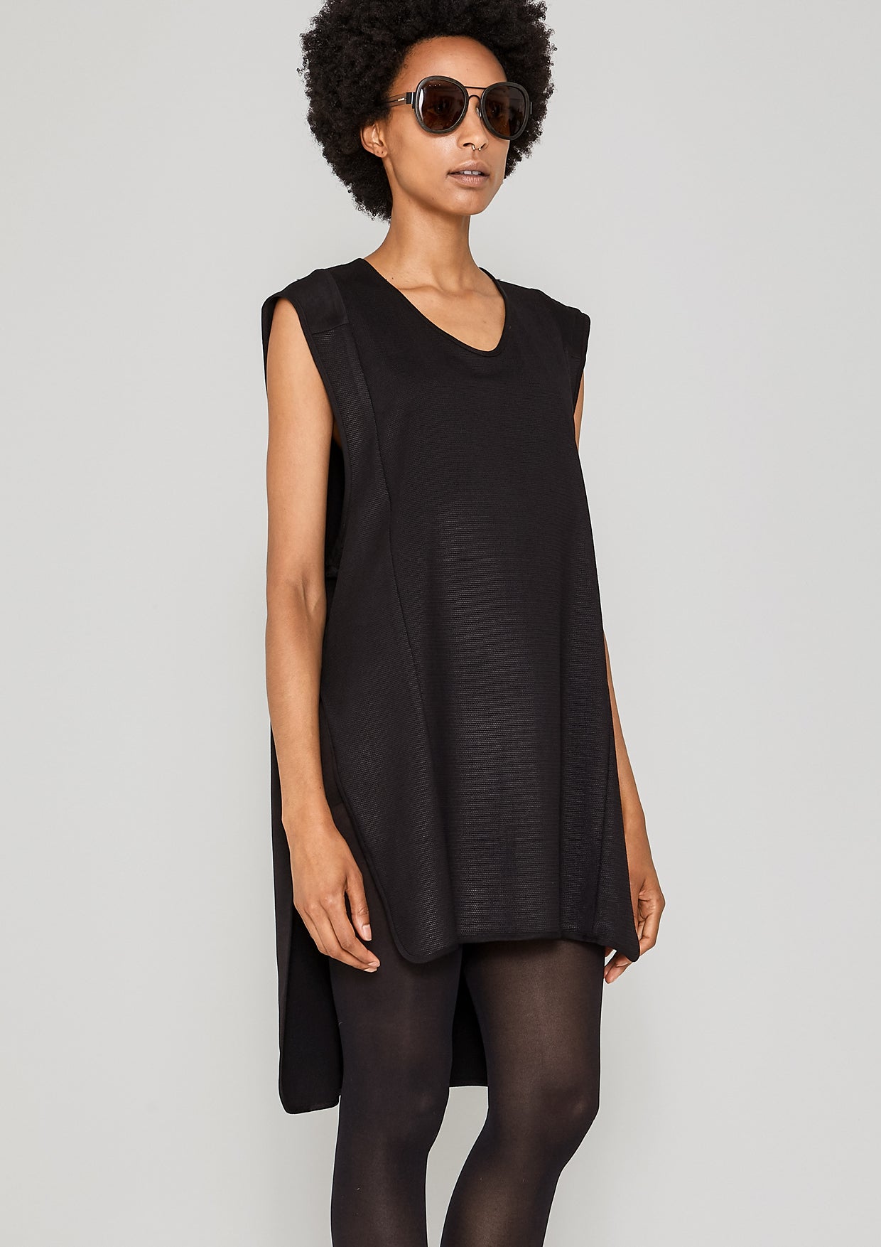 SHIRT - TECH LACES STRETCH black - BERENIK