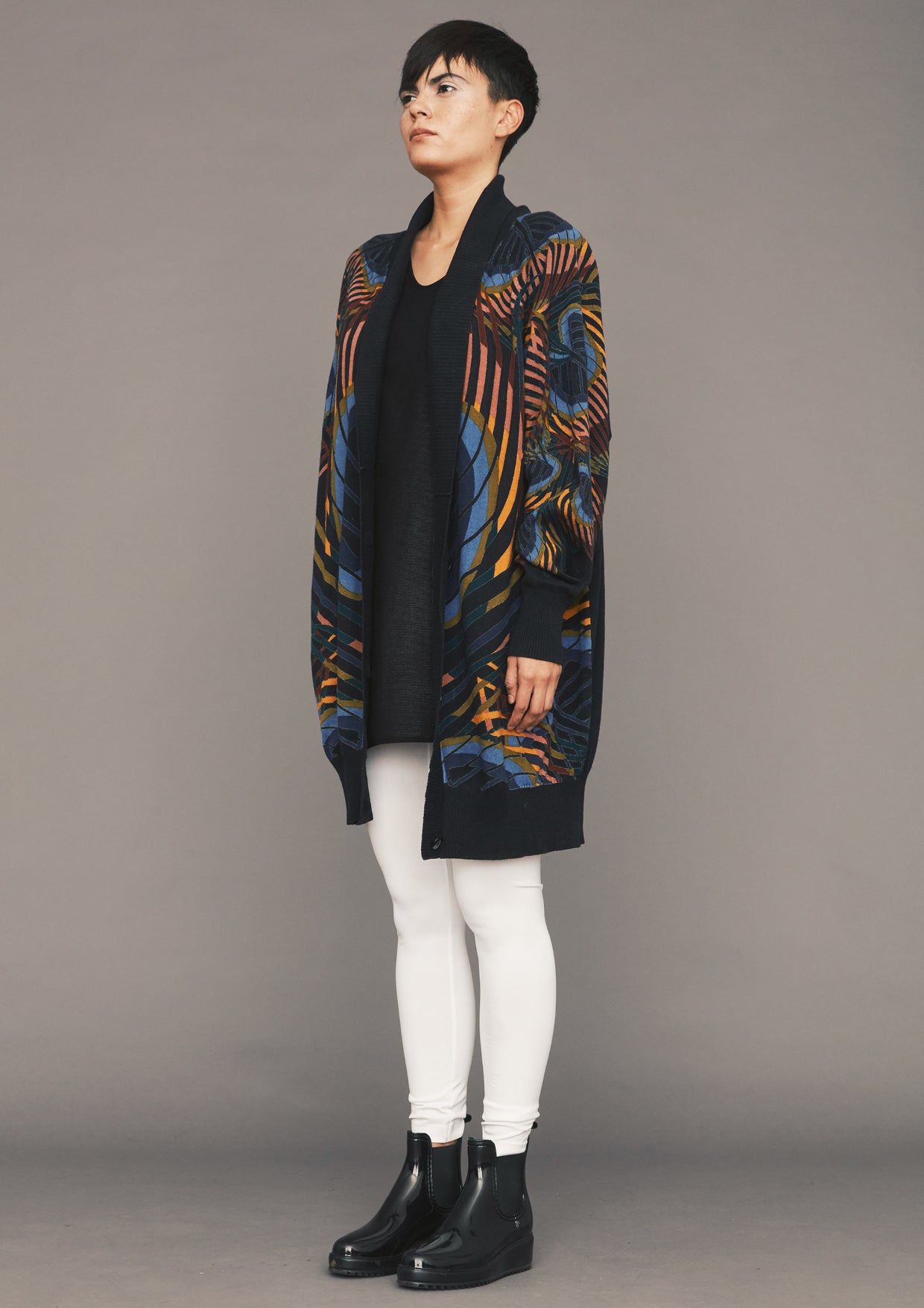 SHIRT - TECH LACES STRETCH black - BERENIK