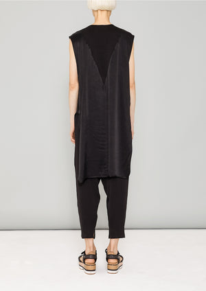 SHIRT - HEAVY DRAPING black - BERENIK