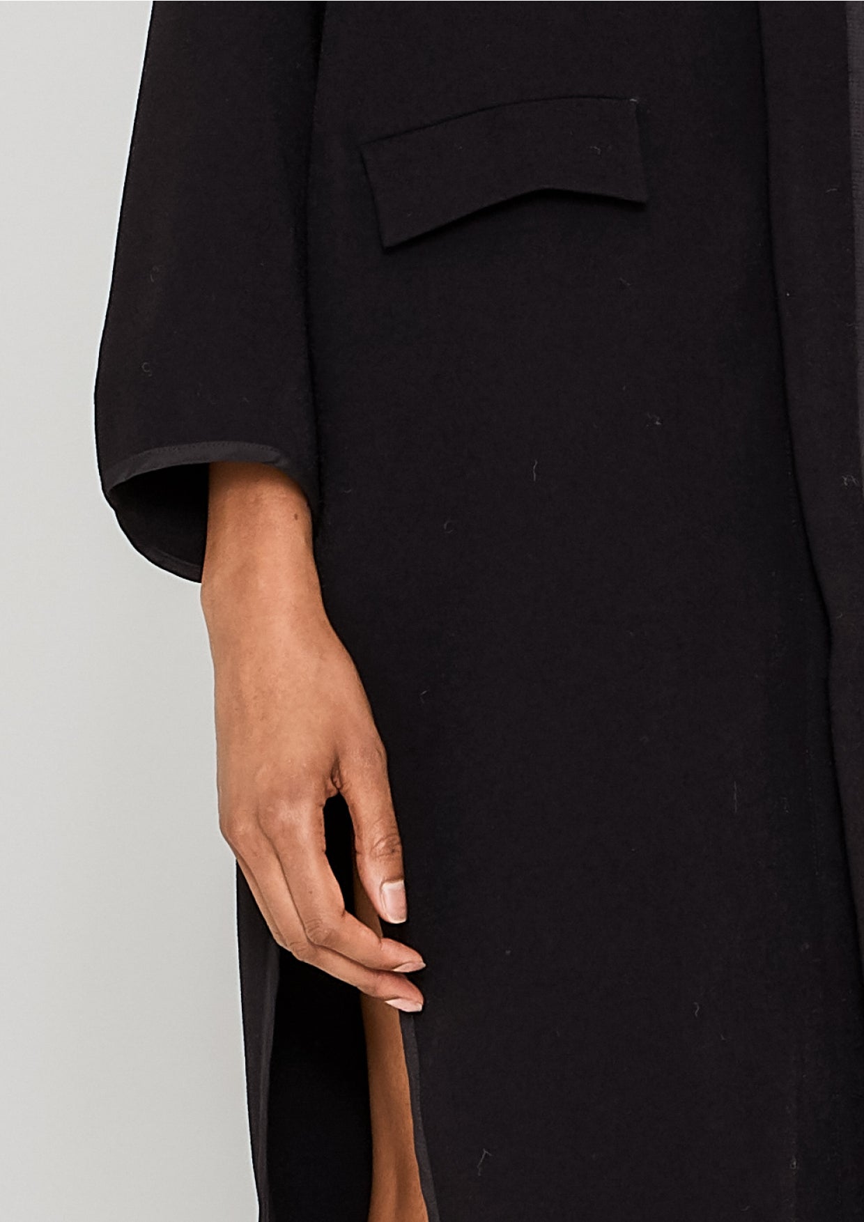 CARDIGAN - BOUCLE CREPE black - BERENIK