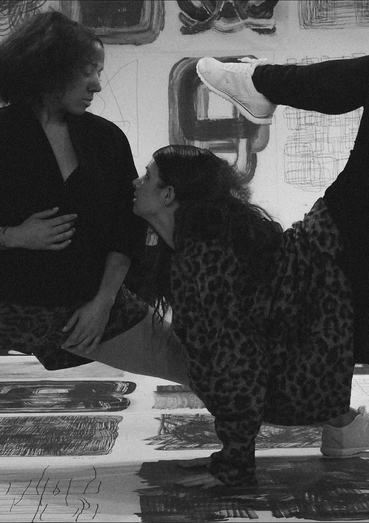 CARDIGAN - WOOL animal print - BERENIK