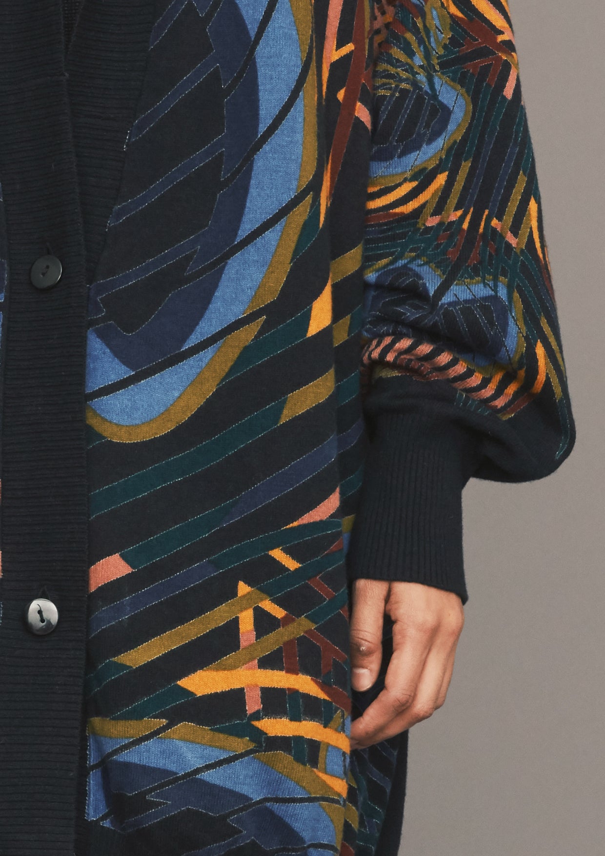 CARDIGAN - KNIT PEACOCK color - BERENIK