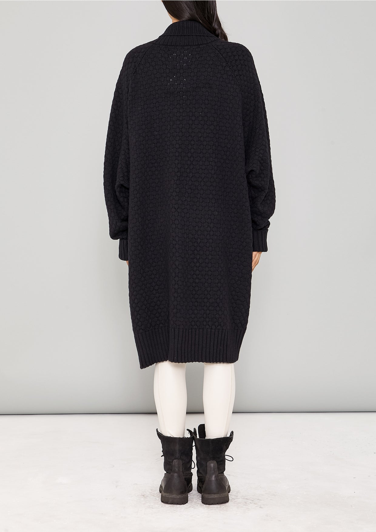 COZY CARDIGAN - KNIT PEARL black - BERENIK