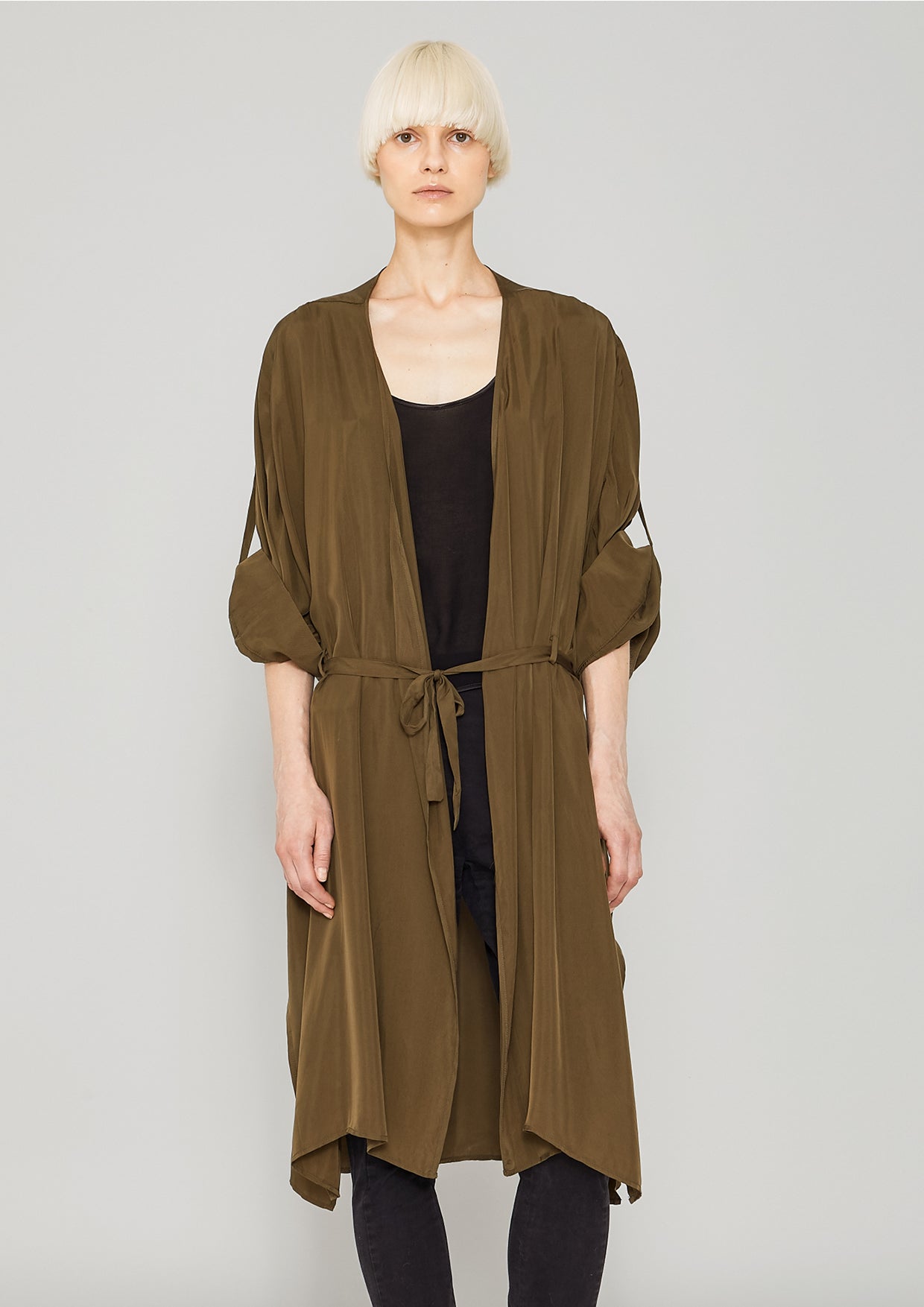 Khaki kimono jacket new arrivals