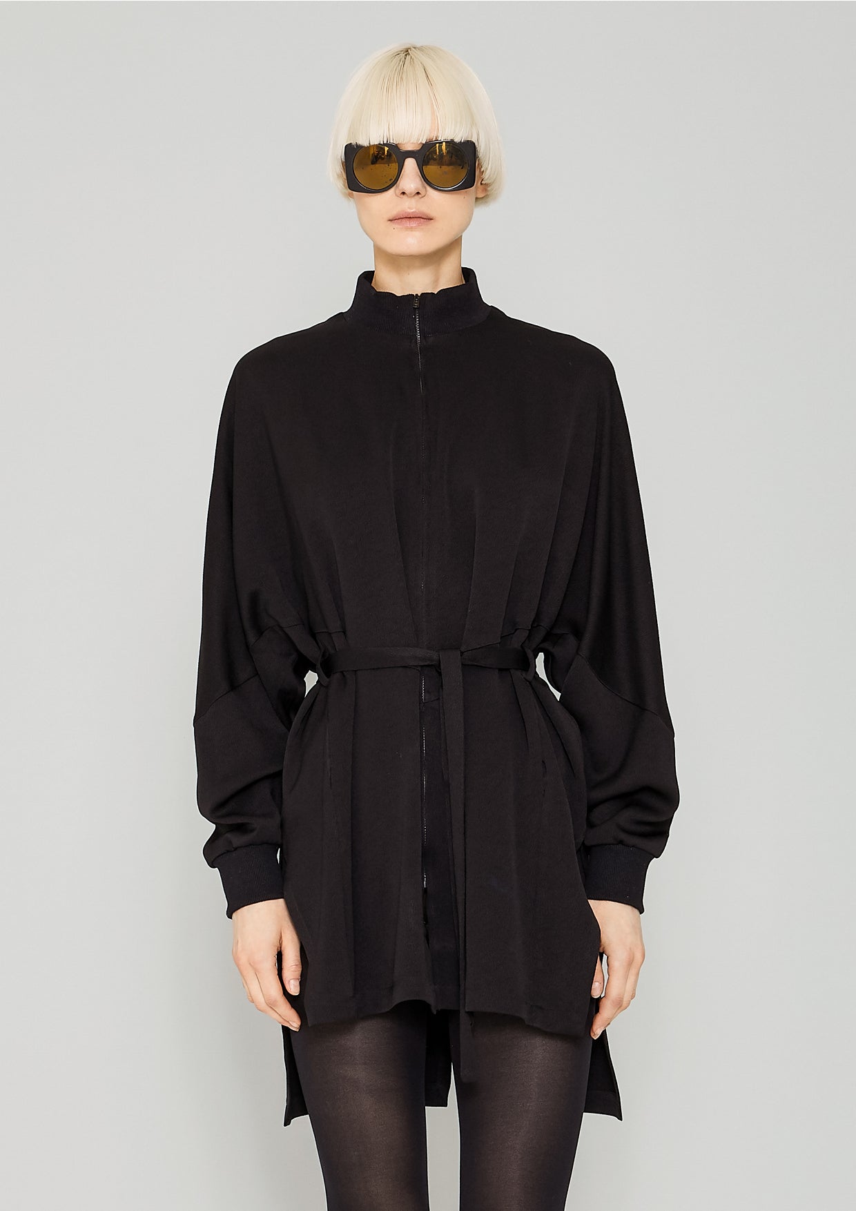 JACKET/DRESS - HEAVY DRAPING black - BERENIK