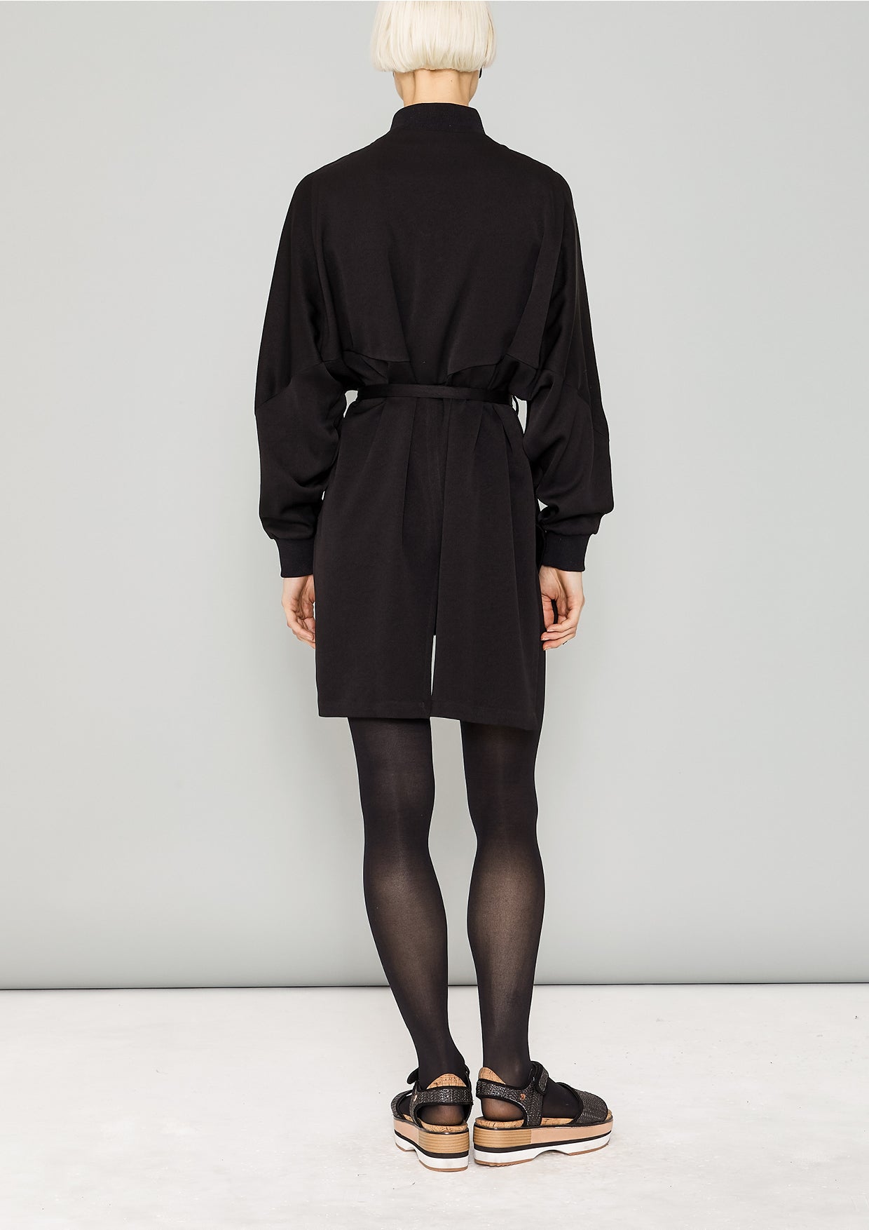 JACKET/DRESS - HEAVY DRAPING black - BERENIK