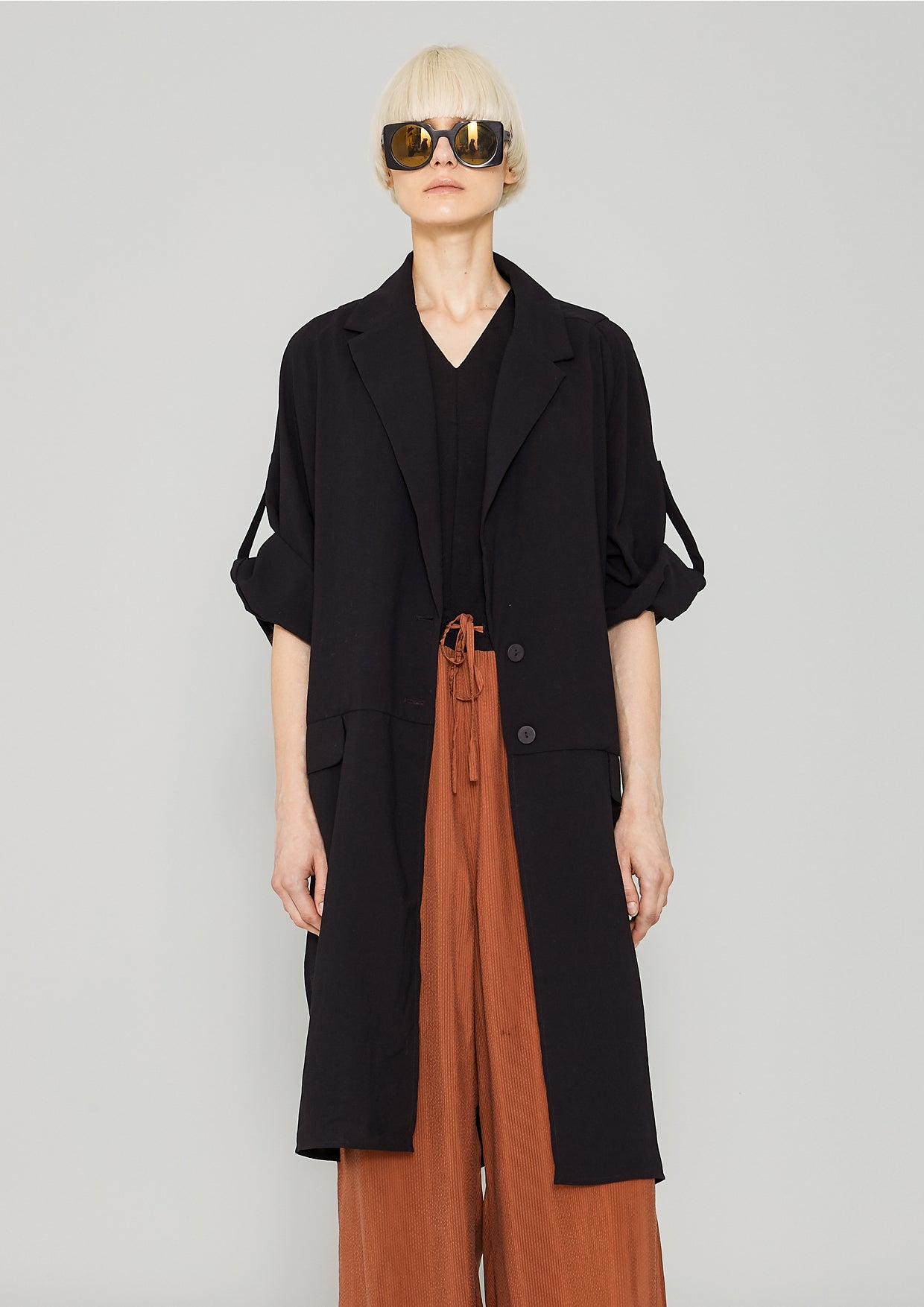 SHIRT SLEEVELESS - COTTON JERSEY black - BERENIK