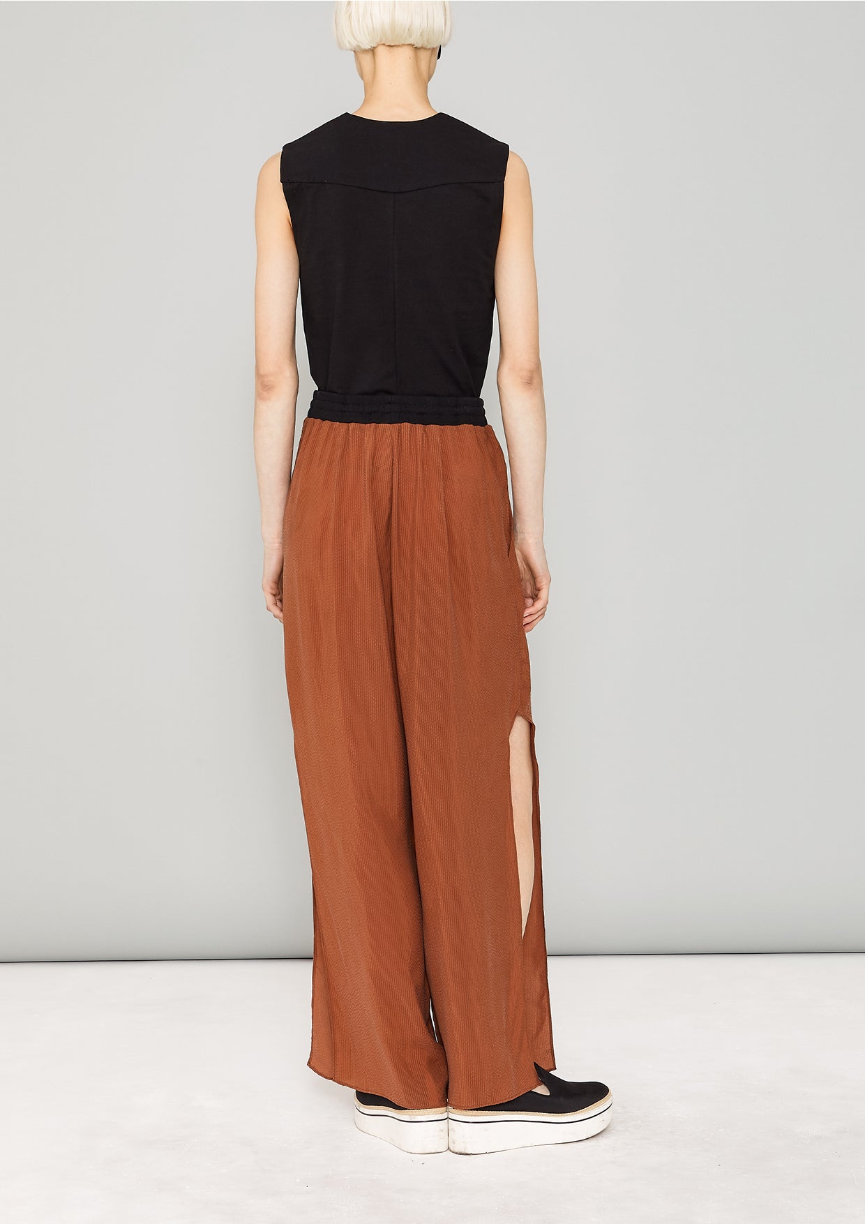 SHIRT SLEEVELESS - COTTON JERSEY black - BERENIK