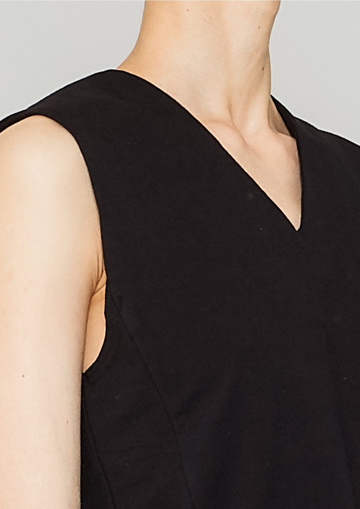 SHIRT SLEEVELESS - COTTON JERSEY black - BERENIK