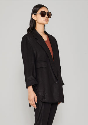 BLAZER - TECH LACES black - BERENIK