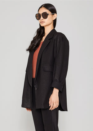 BLAZER - TECH LACES black - BERENIK