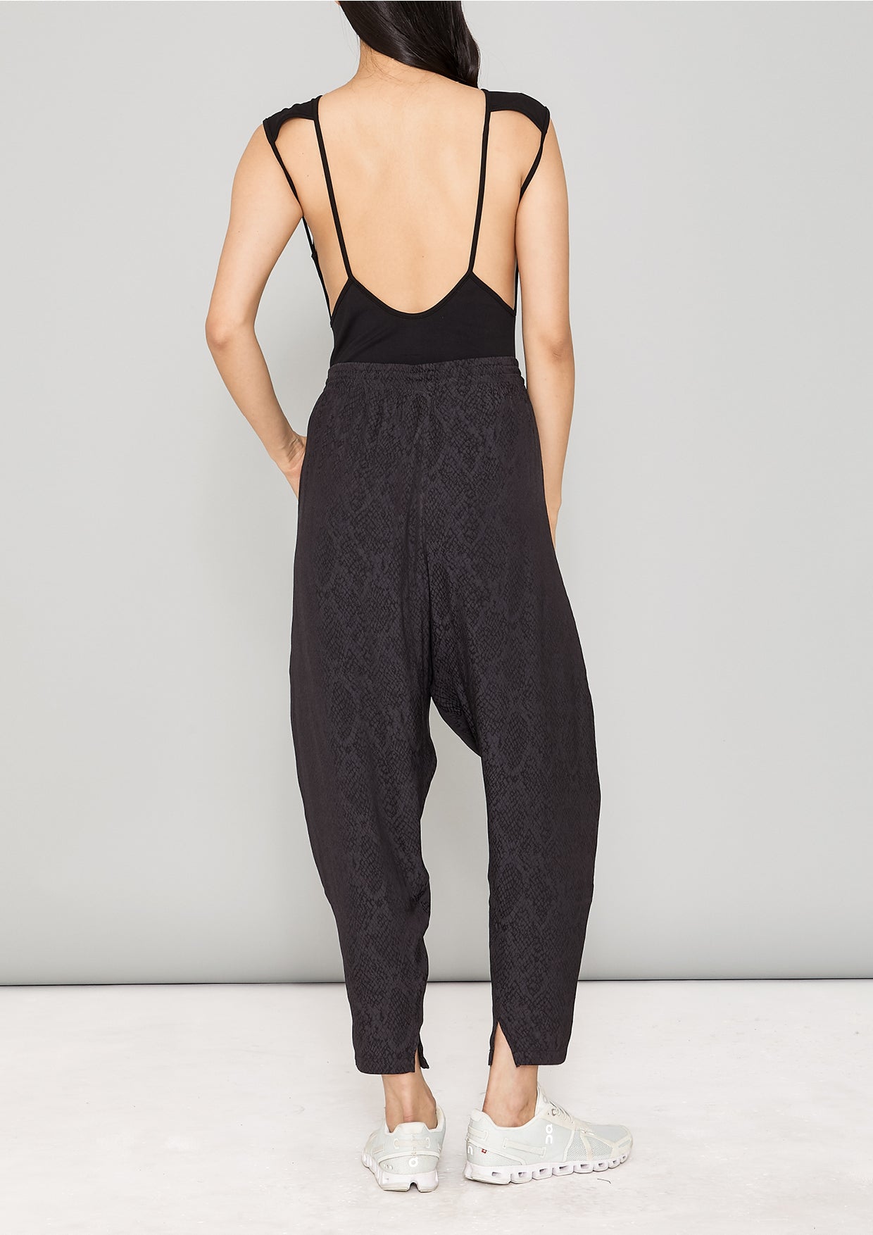 BODYSUIT SLEEVELESS - HIGH DENSIT KNIT black - BERENIK
