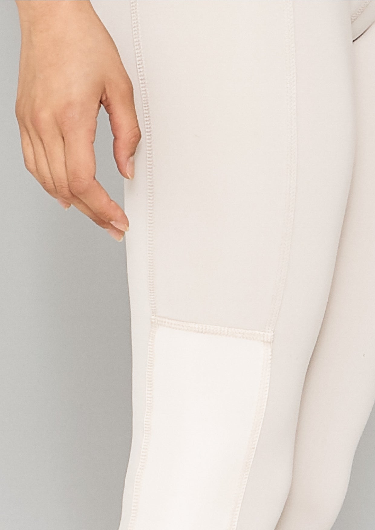 LEGGINS - white mat/shiny - BERENIK