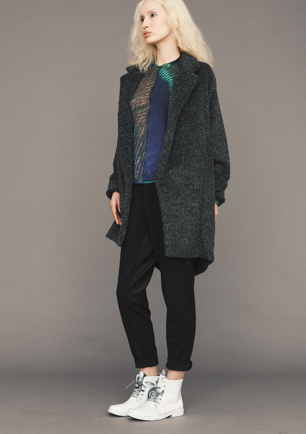 TROUSERS STRETCH - TECH LACES STRETCH black - BERENIK