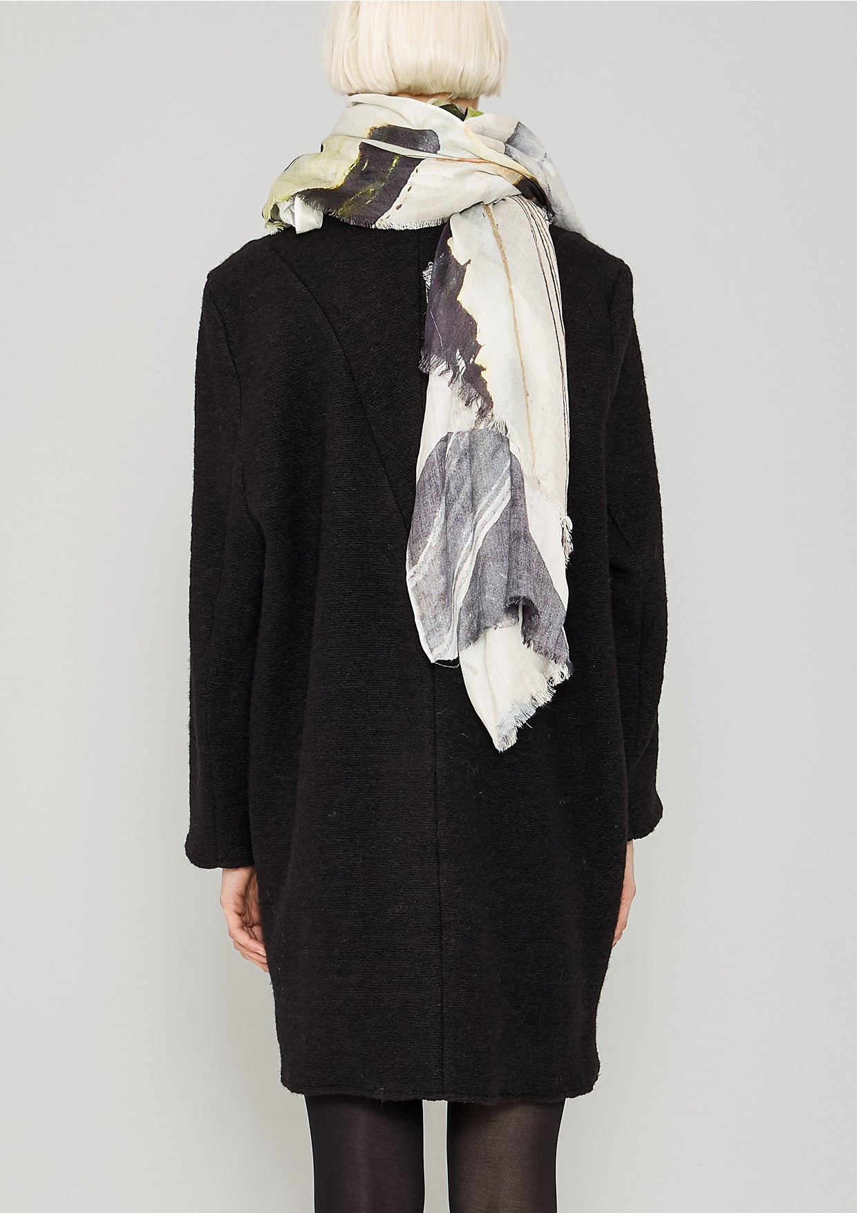 SCARF FRINGE - SOFT MODAL printed drawings - BERENIK