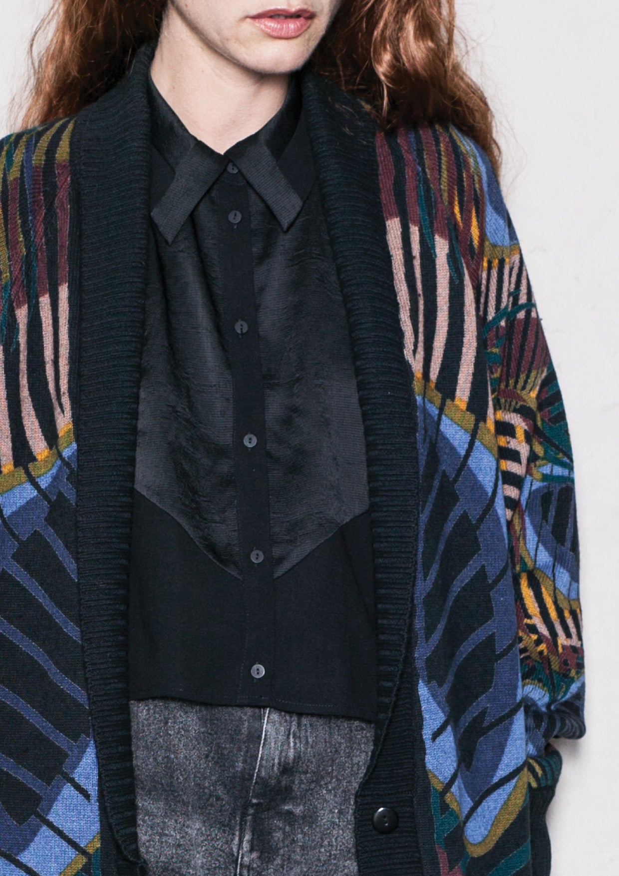 CARDIGAN - KNIT PEACOCK color - BERENIK