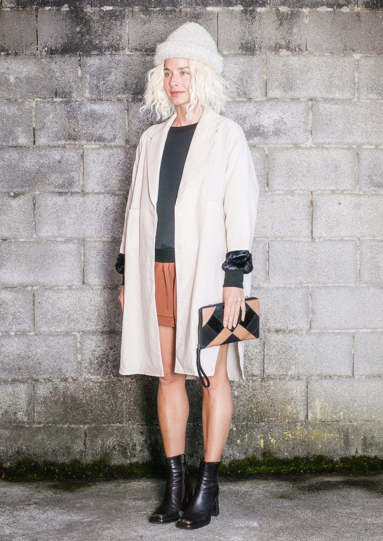 SUMMER COAT - LINEN natural white - BERENIK