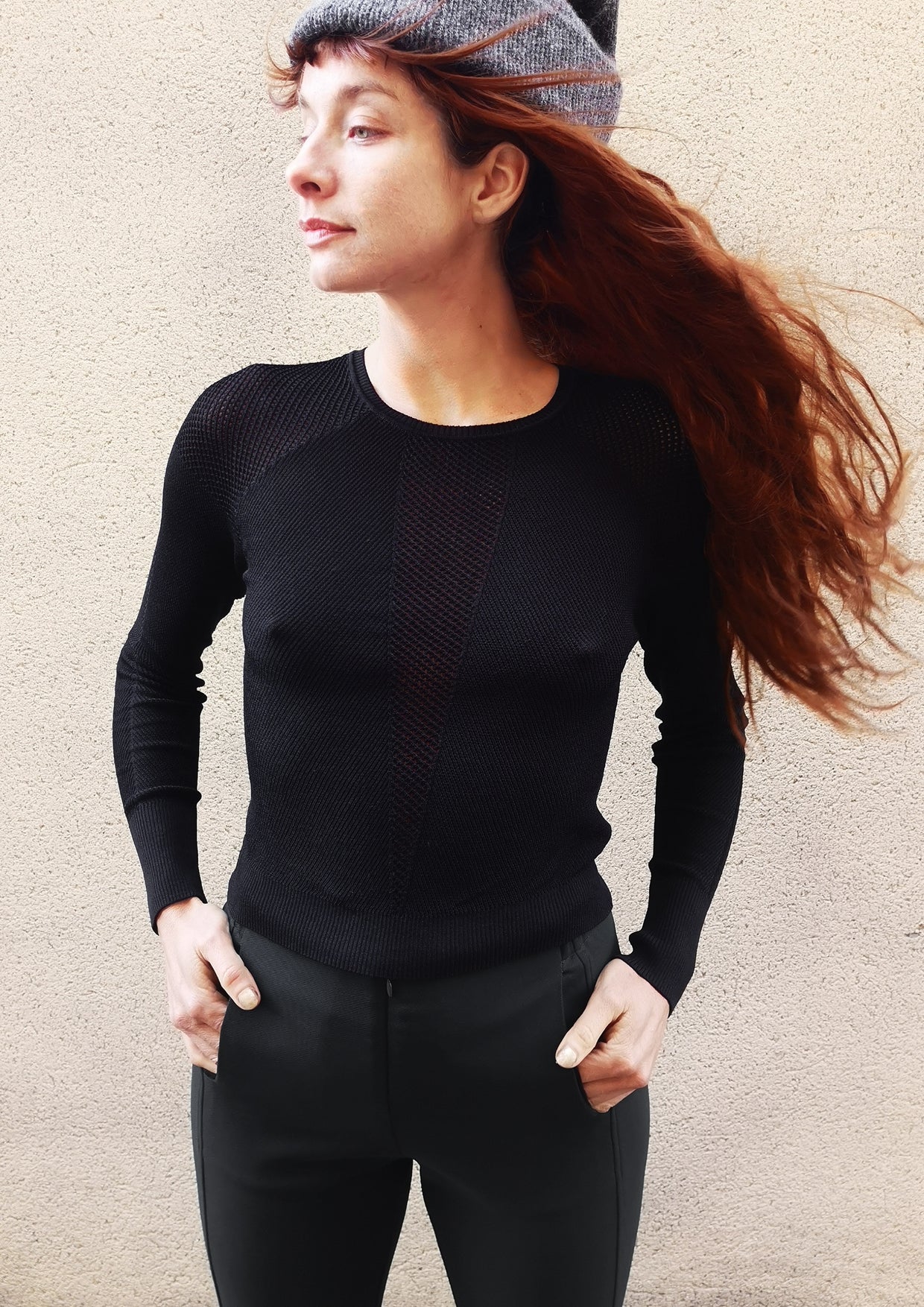 Black sweater hotsell long sleeve