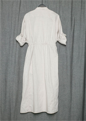 DRESS LONG SUMMER - LINEN natural white - BERENIK