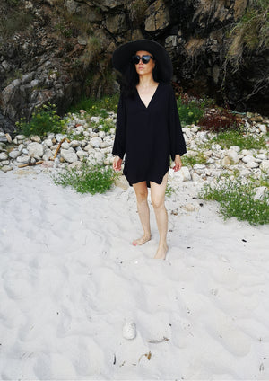SHIRT/DRESS - black - BERENIK