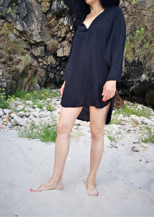 SHIRT/DRESS - black - BERENIK
