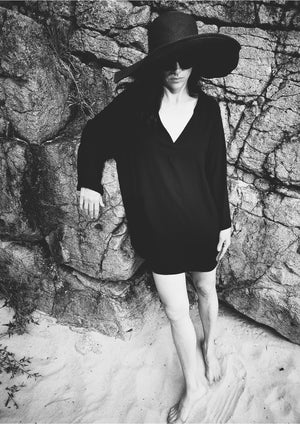 SHIRT/DRESS - black - BERENIK