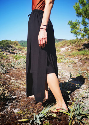 SKIRT LONG - black - BERENIK