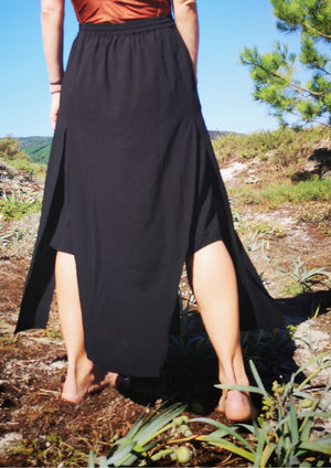 SKIRT LONG - black - BERENIK