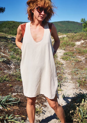 TANK TOP LONG - creme - BERENIK