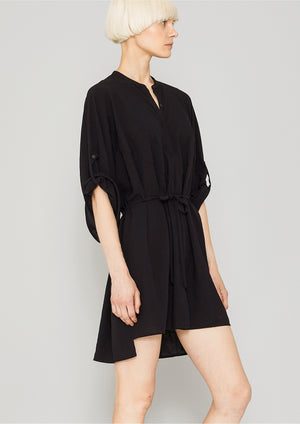 BLOUSE/DRESS/CARDIGAN - black plain - BERENIK