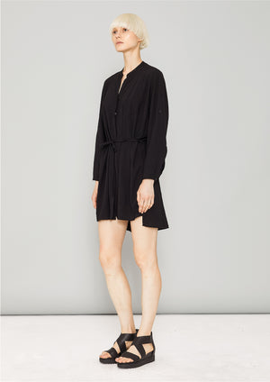 BLOUSE/DRESS/CARDIGAN - black plain - BERENIK