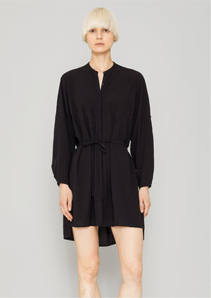 BLOUSE/DRESS/CARDIGAN - black plain - BERENIK