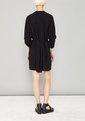 BLOUSE/DRESS/CARDIGAN - black plain - BERENIK