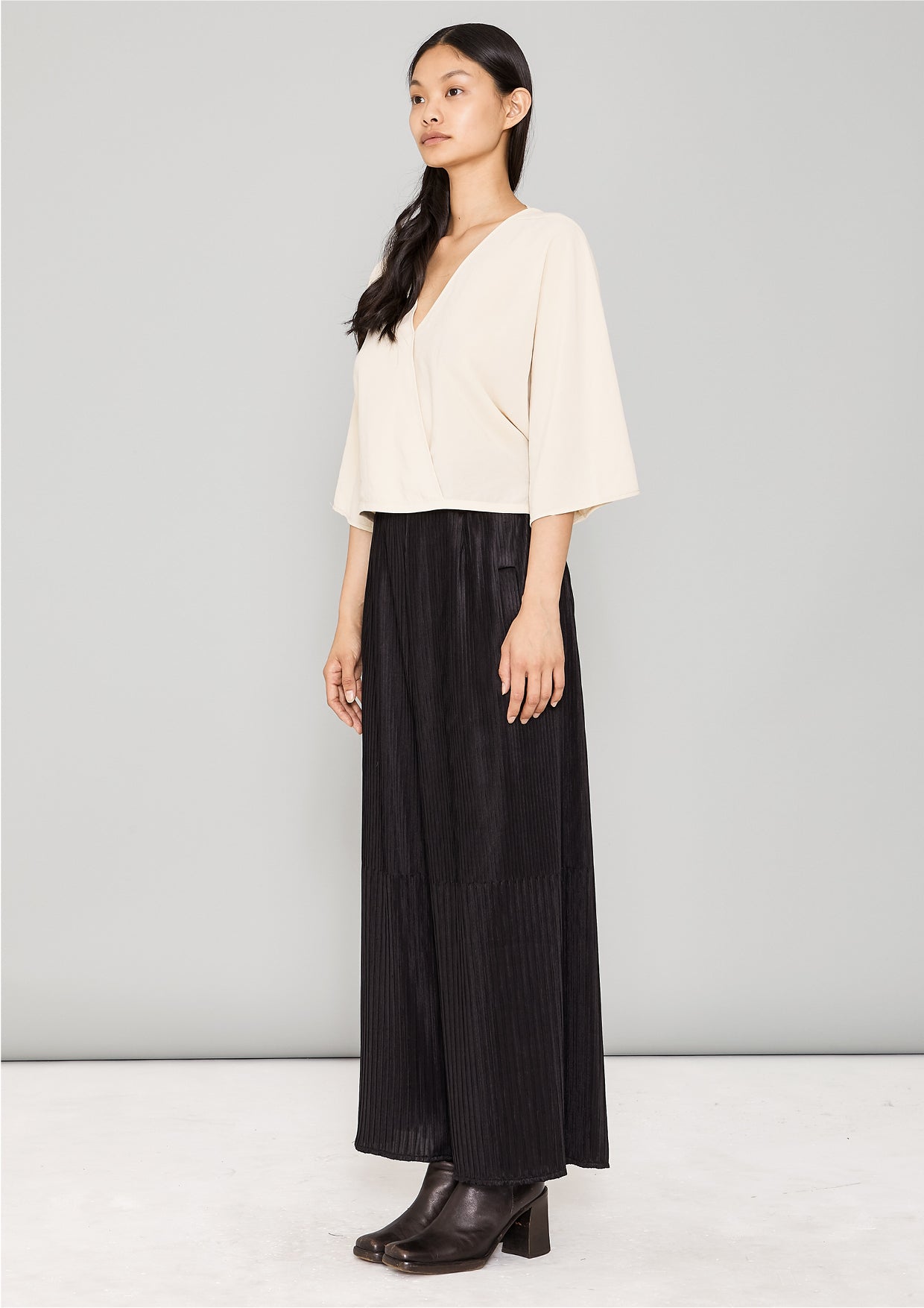 TOP DRAPING - creme - BERENIK