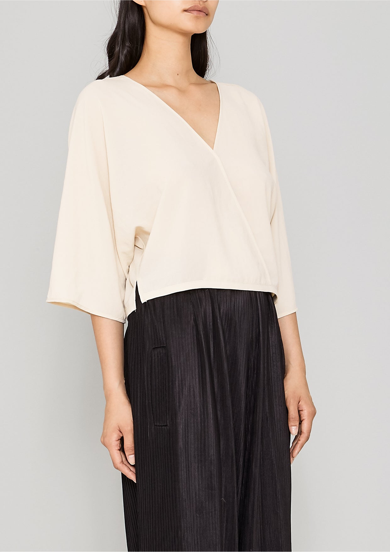 TOP DRAPING - creme - BERENIK