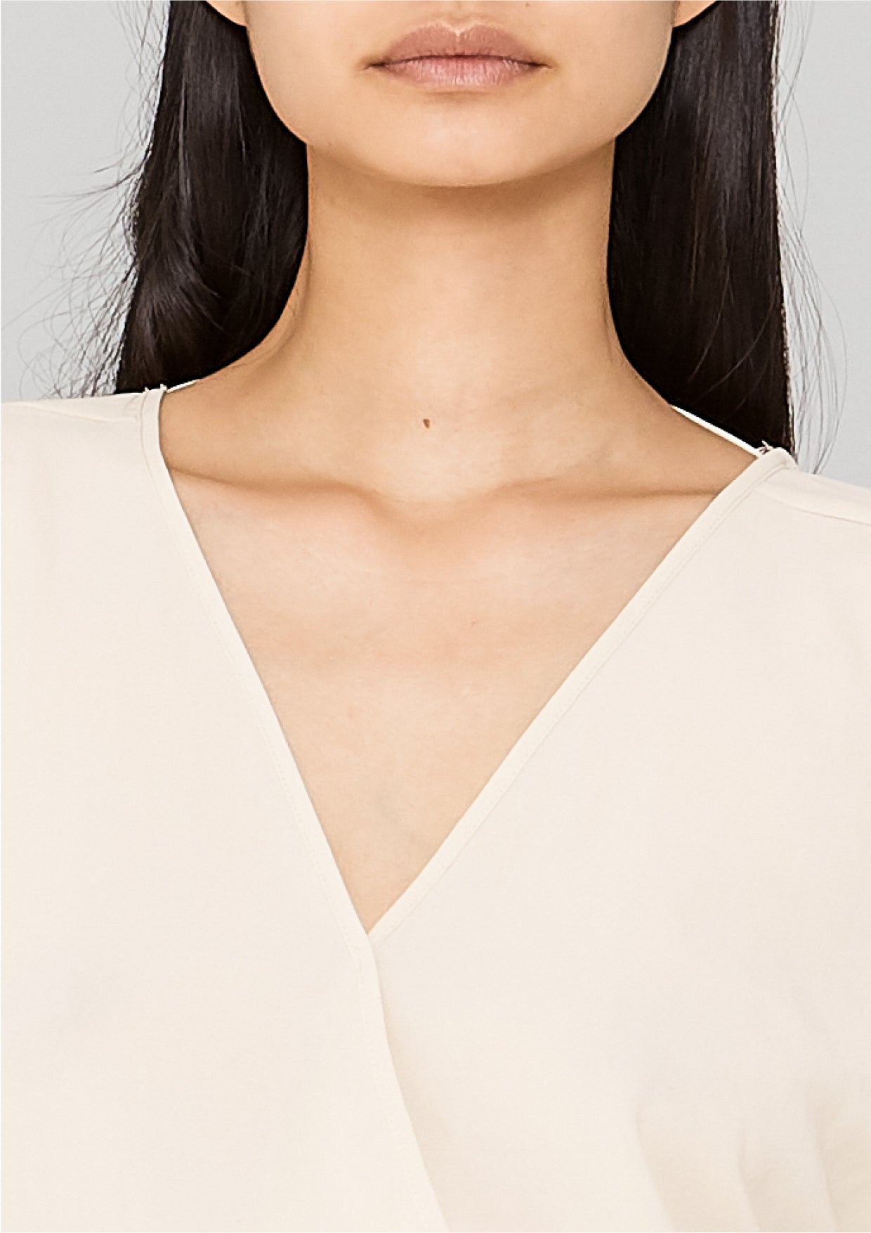 TOP DRAPING - creme - BERENIK