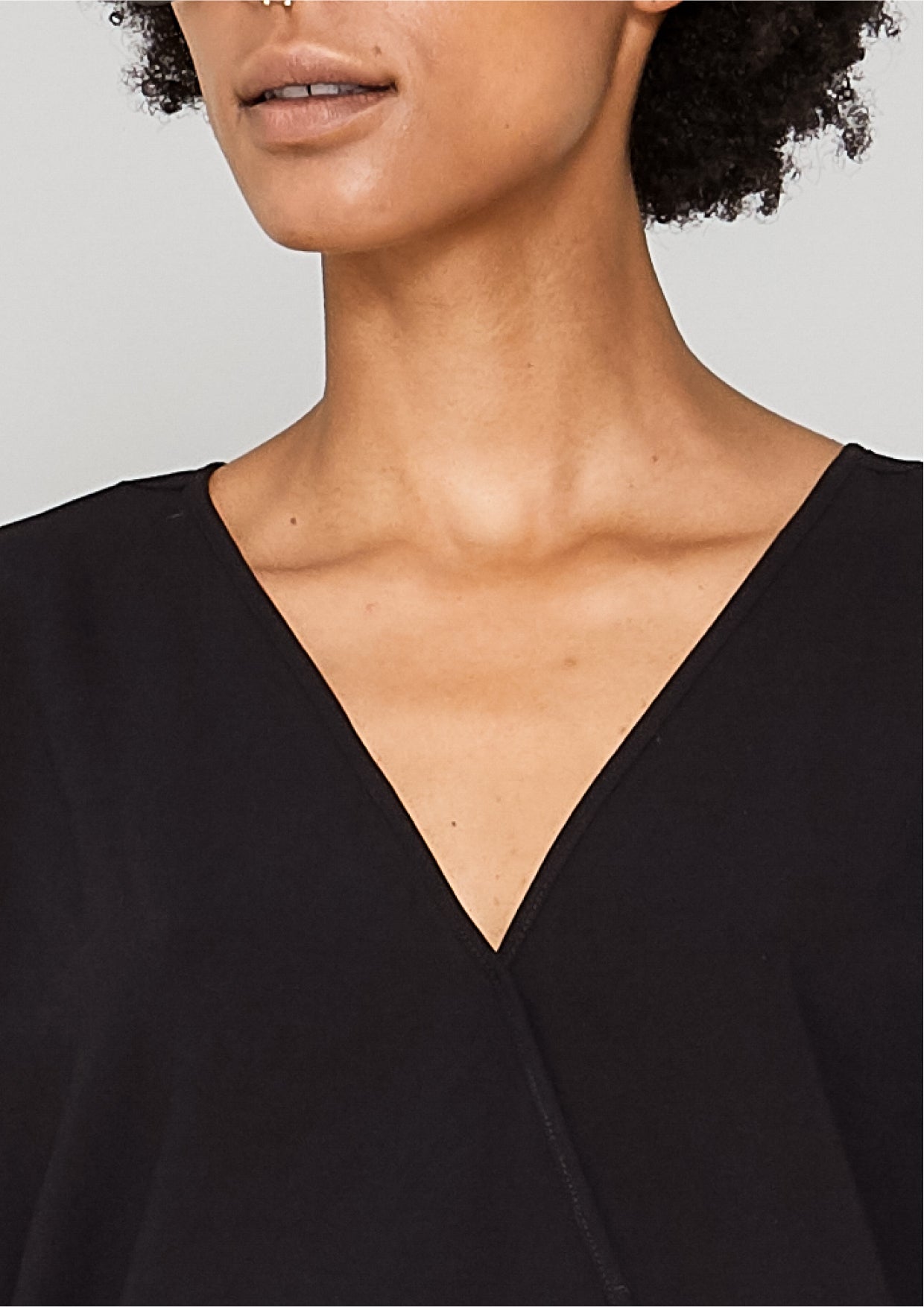 TOP DRAPING - black - BERENIK