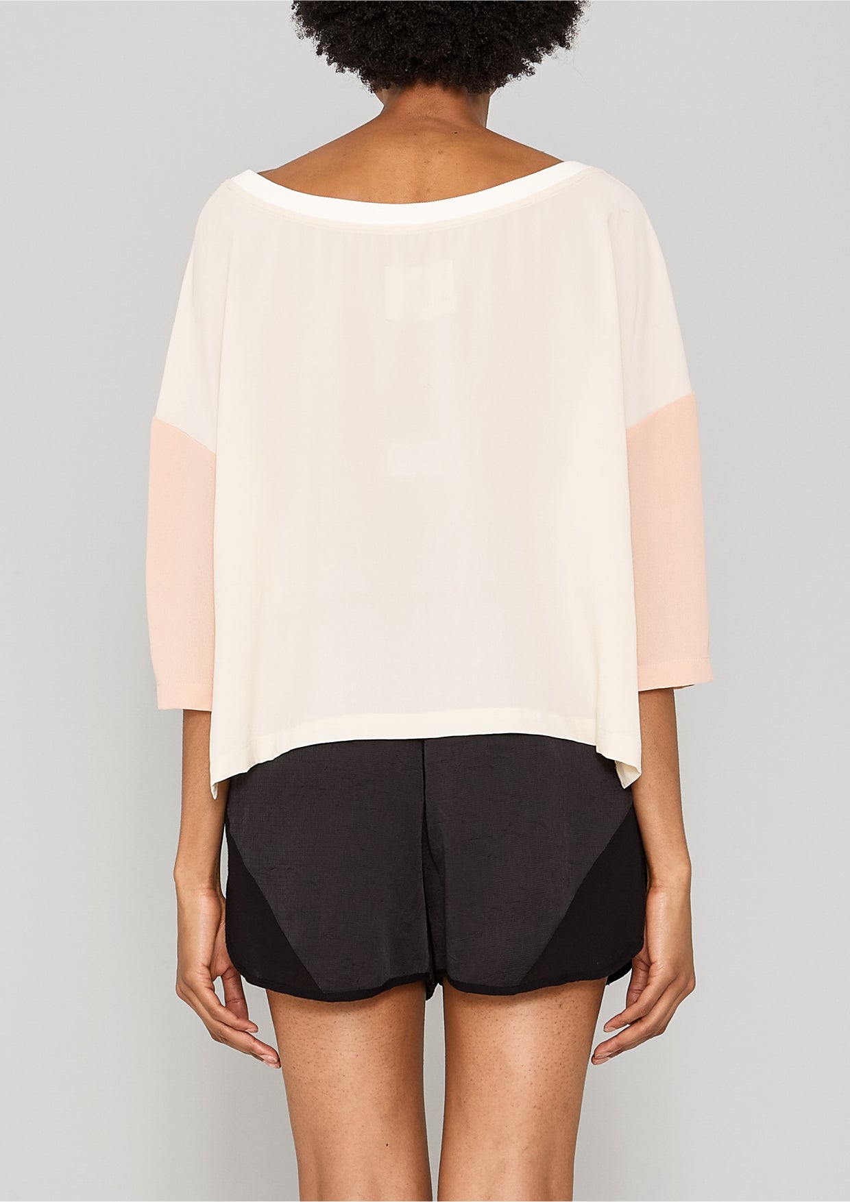 T-SHIRT FEMALE - peach/creme - BERENIK