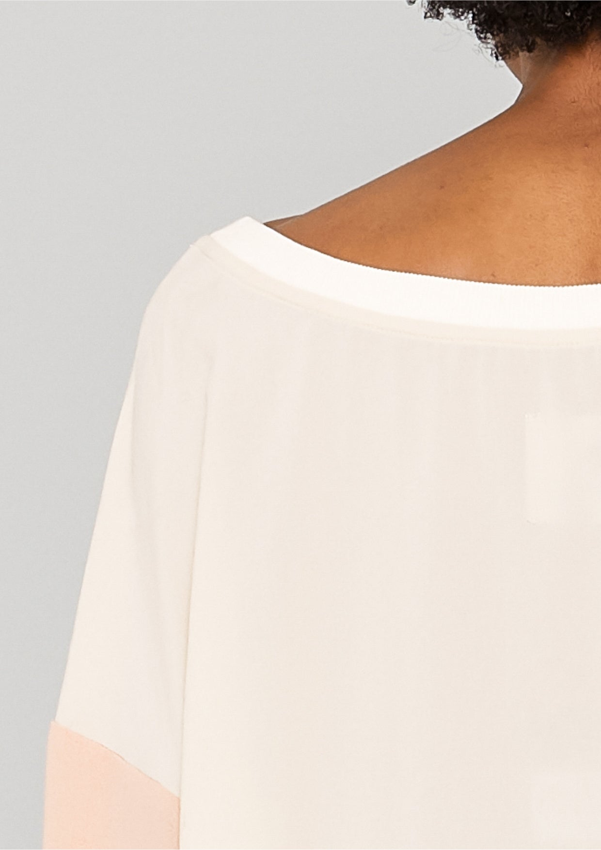 T-SHIRT FEMALE - peach/creme - BERENIK