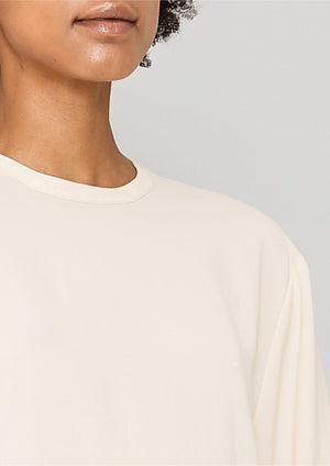 TOP SHORT - SLEEVES - creme - BERENIK