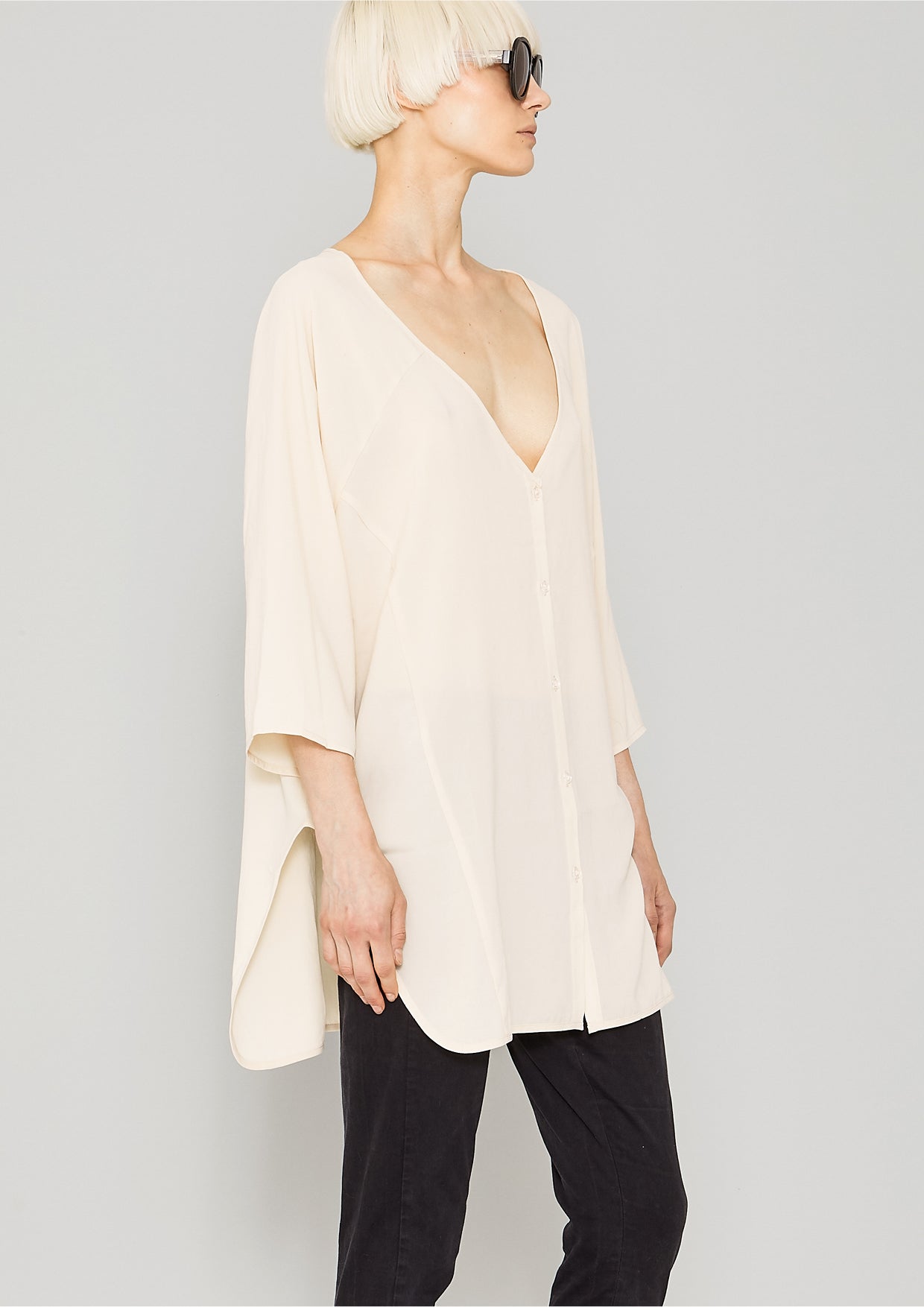 KIMONO SHIRT - creme - BERENIK