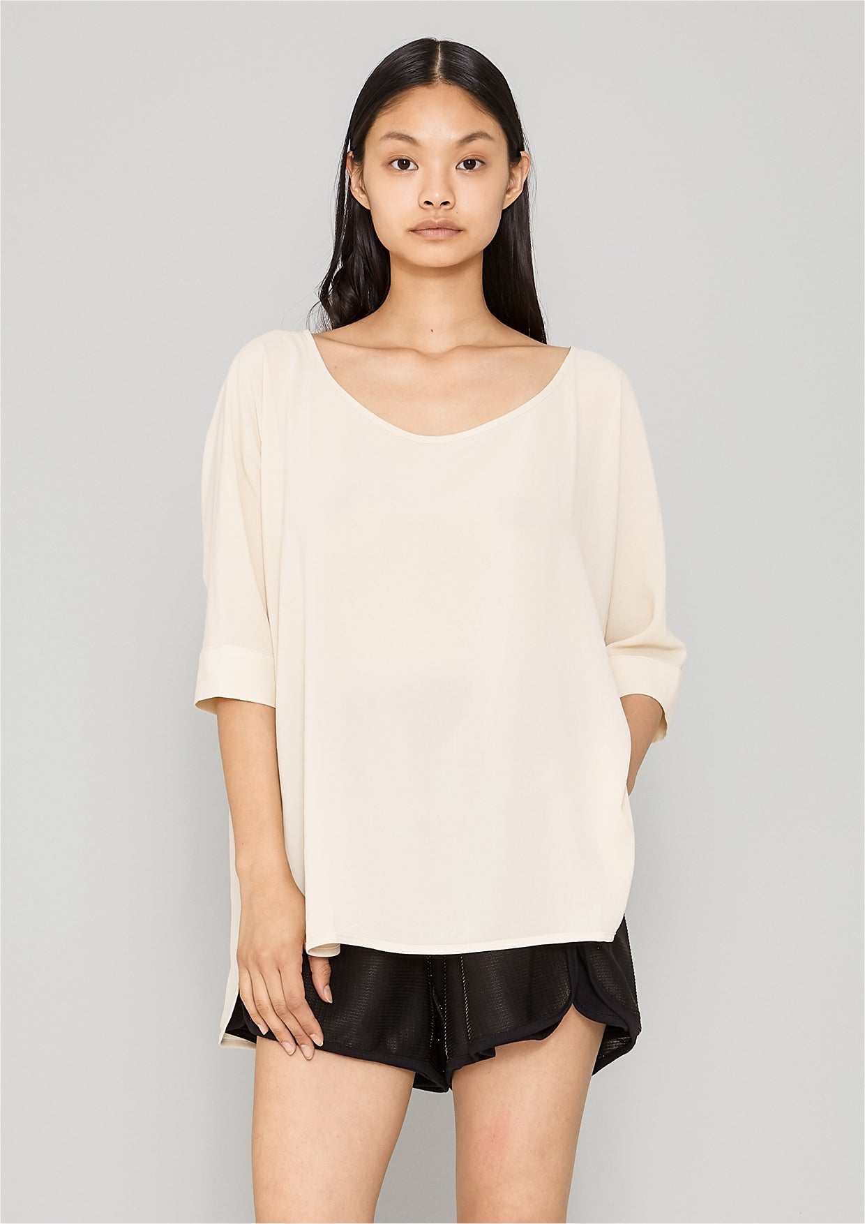 TOP OVERSIZED - CREME - BERENIK