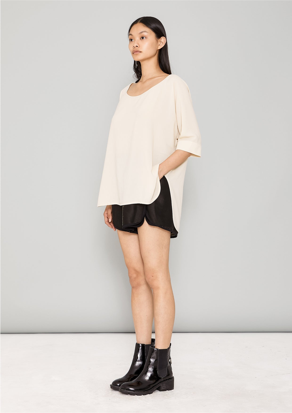 TOP OVERSIZED - CREME - BERENIK