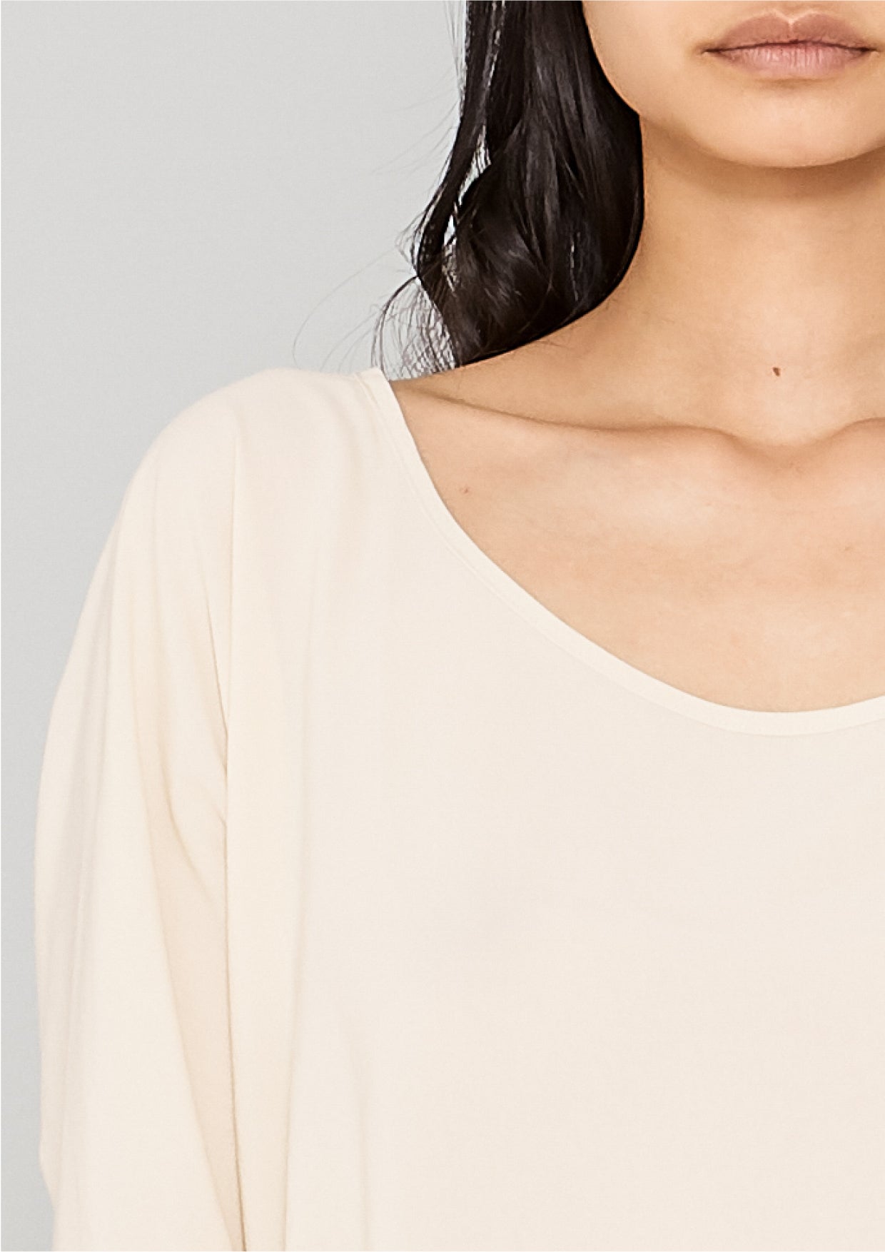 TOP OVERSIZED - CREME - BERENIK