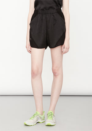 SHORTS - SHINY/MATTE black - BERENIK