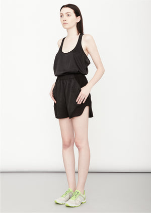 SHORTS - SHINY/MATTE black - BERENIK