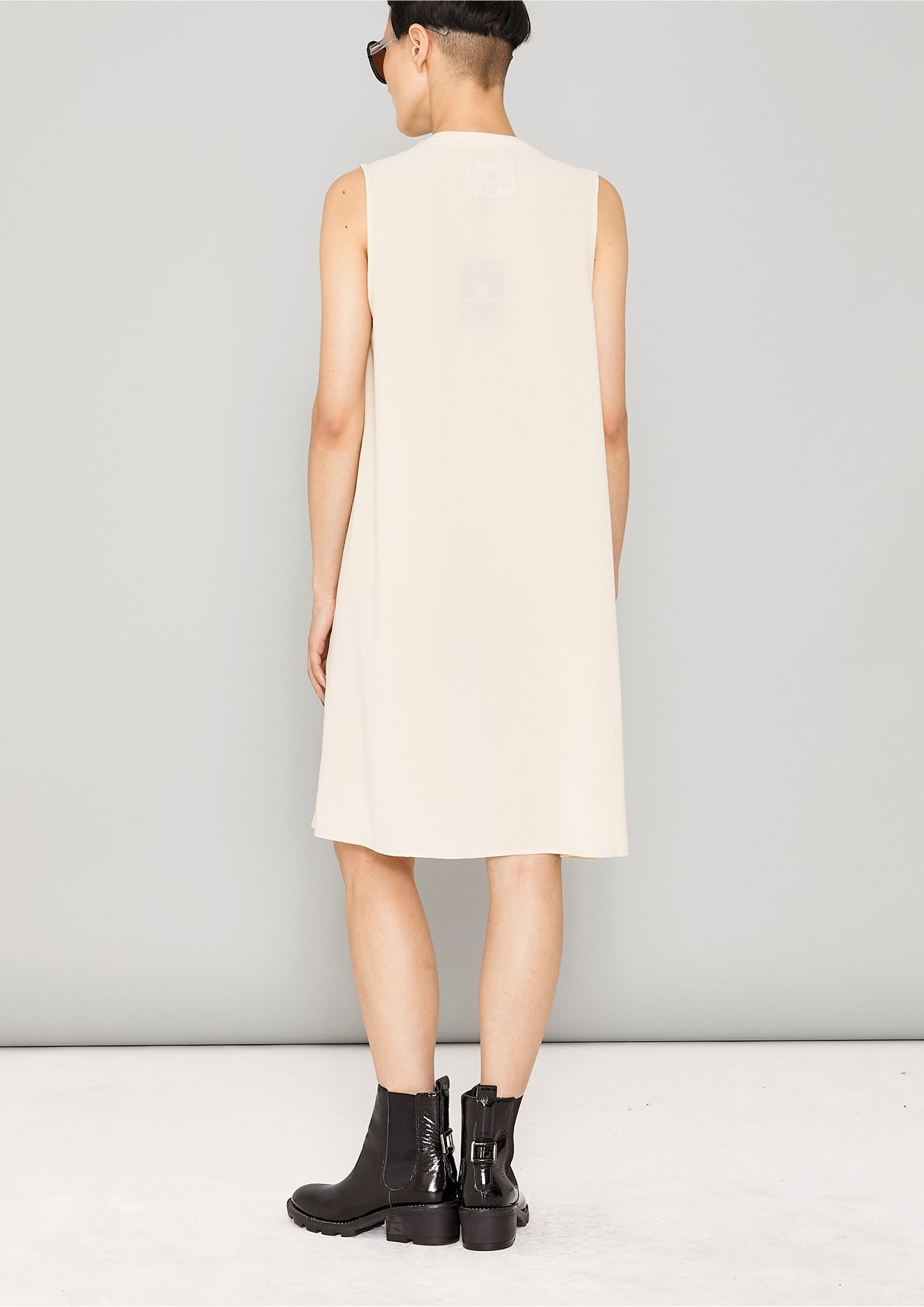 SHIRT/DRESS SLEEVELESS - creme - BERENIK