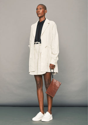 SUMMER DRESS/JACKET - LINEN natural white - BERENIK