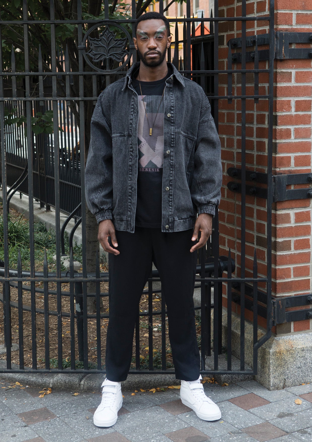 Men Oversized Denim Jacket Outfits Blue Denim Shirt Oversized