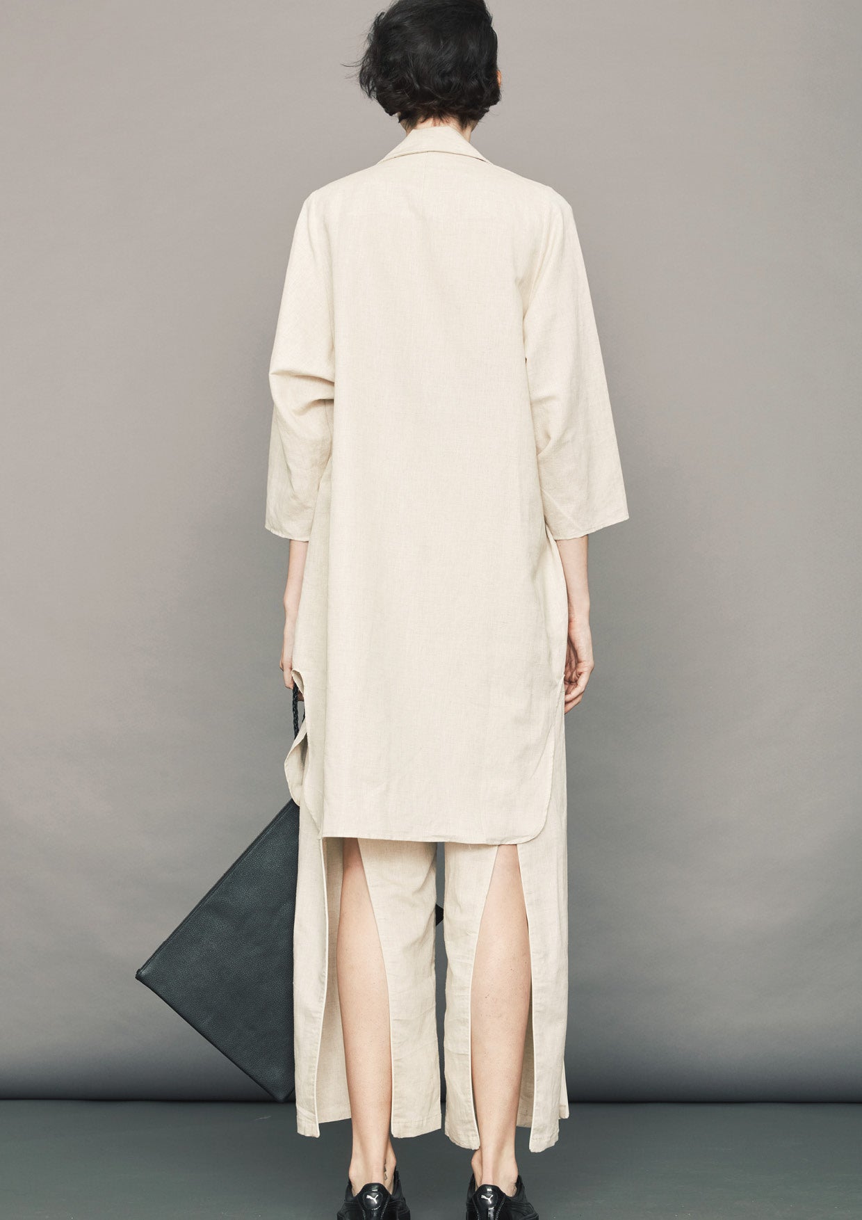 SUMMER COAT - LINEN natural white - BERENIK